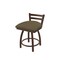 Holland Bar Stool Co 18" Low Back Swivel Vanity Stool, Bronze Finish, Graph Cork Seat 41118BZ017 - alternate 1